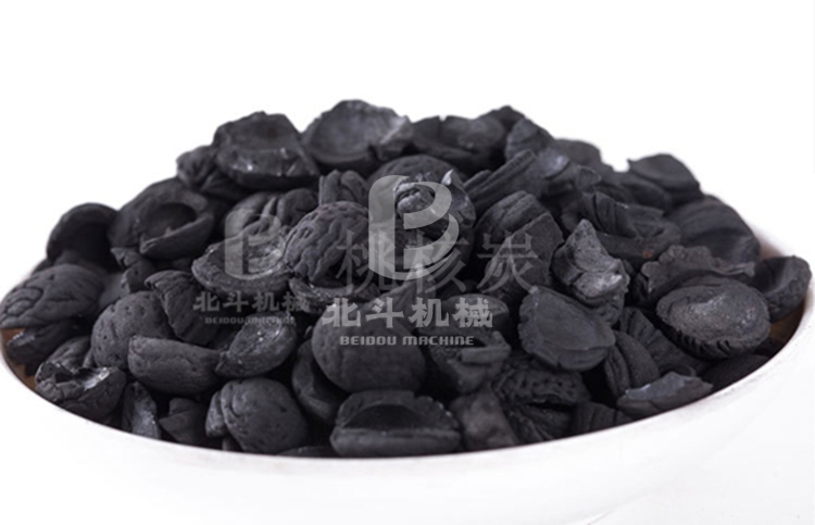 核桃殼炭