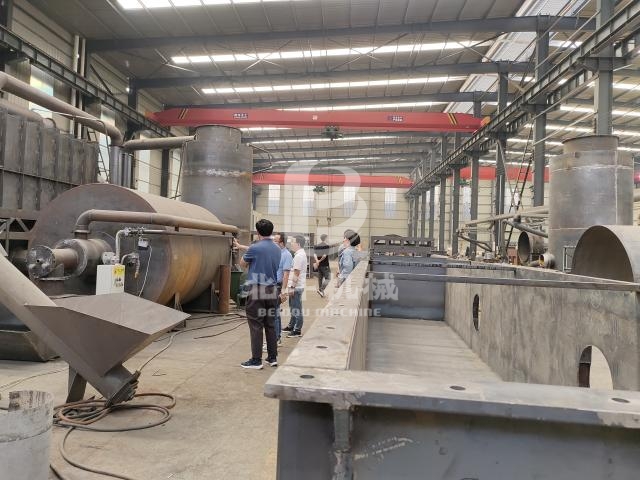 越南客戶來訪:鉛酸電池處理設備展示現場